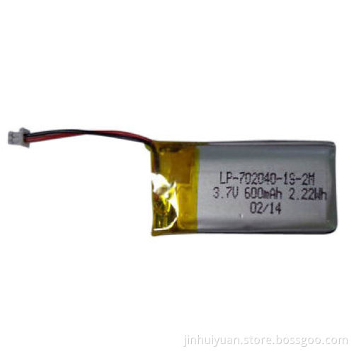 Lithium Battery, 702040, with 3.7V Voltage